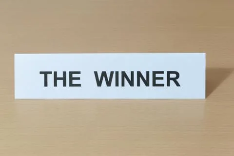 The winner Stock Photos
