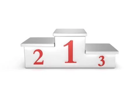 Winner podest Stock-Illustration