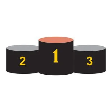 Winner Podium Icon Stock Illustration