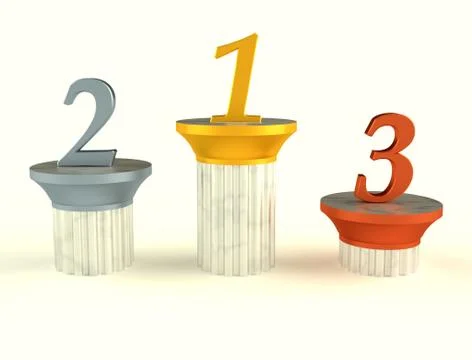 Winner podium Stock Illustration