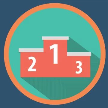 Winner Podium Illustrazione stock