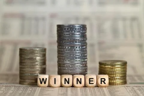 Winner podium Stock Photos