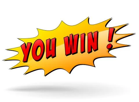 Winner sign Stock Illustration