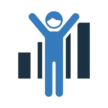 Winner, success icon. Simple editable vector illustration. Stock Illustration