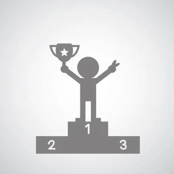 Winner symbol Illustrazione stock