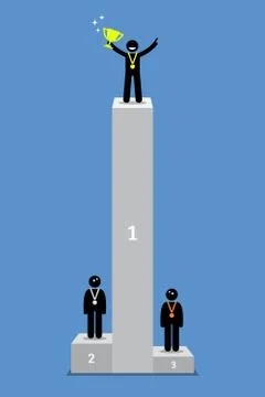 Winner takes all. Stock Illustration