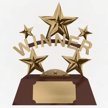 Winner Trophy 3D Model