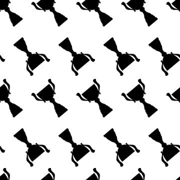 Winner trophy cup seamless pattern 스톡 일러스트