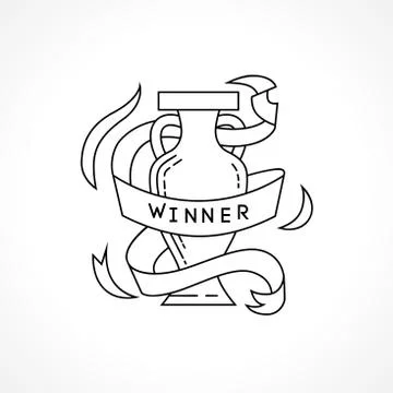 Winner world cup Ilustración de archivo
