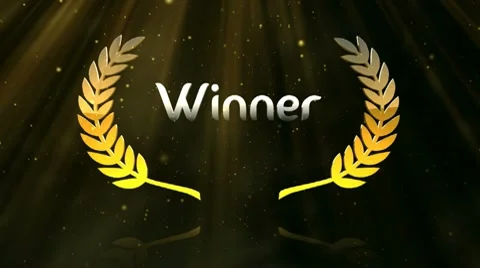 Winner wreath 1 Stock Footage 10604512