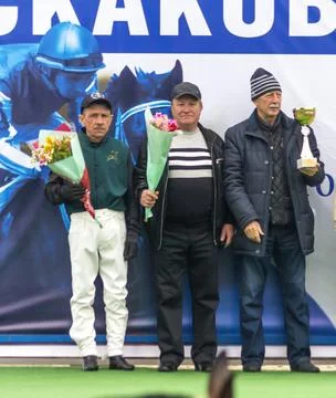 Winners close up. Stock Photos