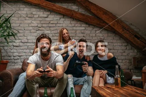 Winners focus on winning Stock Photos