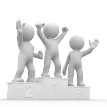 The winners Stock Illustration