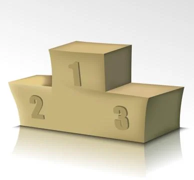 Winners podium Stock Illustration