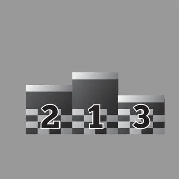 Winners Podium Stock-Illustration
