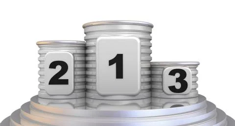 Winners podium Stock-Illustration