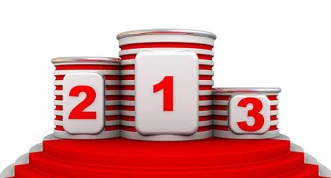 Winners podium Ilustração Stock