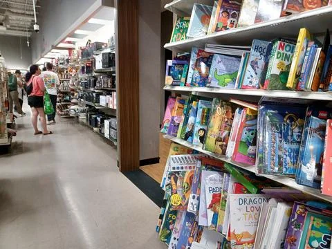 Winners store interior view Stock Photos