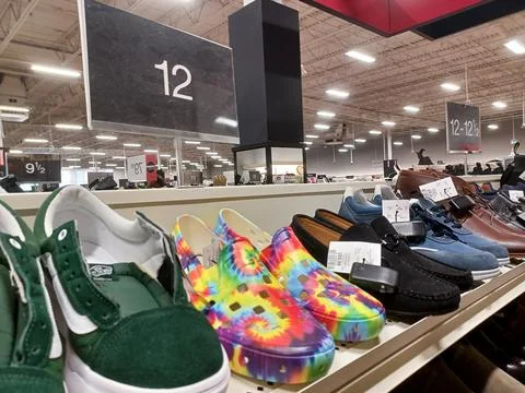 Winners store interior view Foto stock
