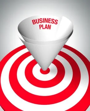 Winning business plan 库存插图