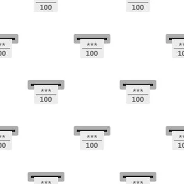 Winning cheque in casino pattern flat Stock Illustration