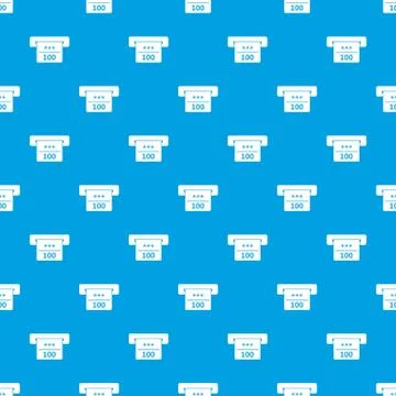 Winning cheque in casino pattern seamless blue 스톡 일러스트