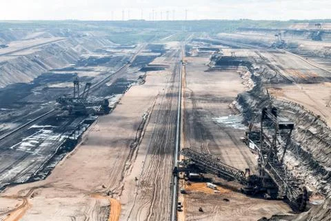 Winning lignite Stock Photos