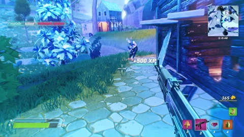 Winning Multiplayer Match In Online Computer Game By Slaying Enemy Players Stock Footage 277644703