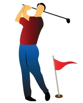 Winning shot Stock-Illustration