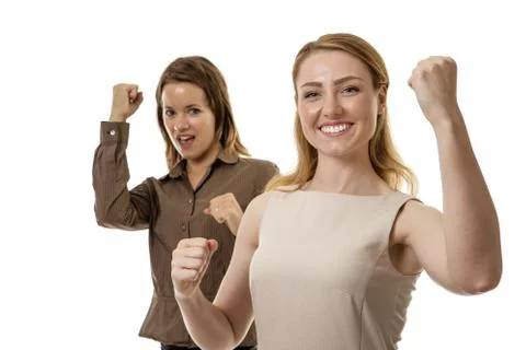 Winning at work Stock Photos