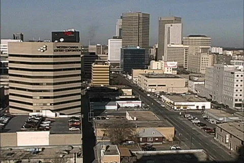 Winnipeg from above Stock Footage 149923