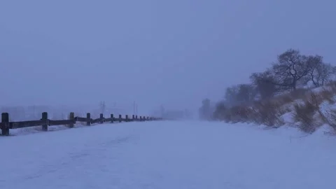 Winnipeg blizzard 04 库存影片 298265677