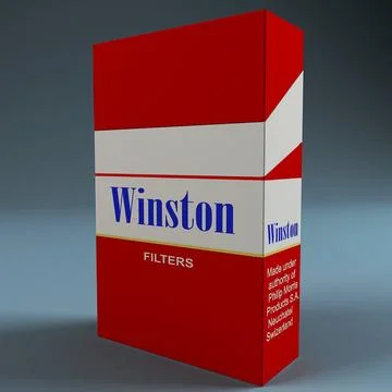 Winston cigarettes 3D-Modell