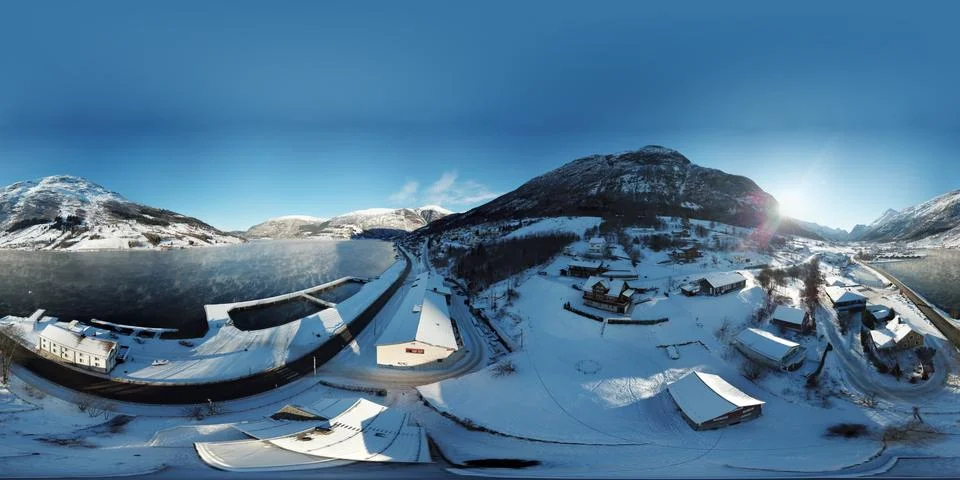 Winter 360 스톡 사진