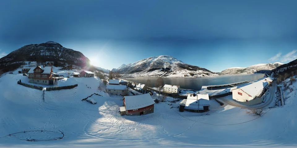 Winter 360 스톡 사진