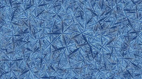 Winter 3d background with ice pattern Stock Illustration
