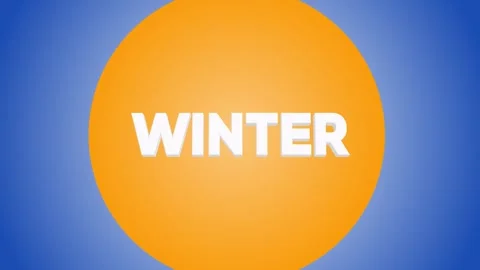 WINTER 3D Text Transition 4K Видео 271130970