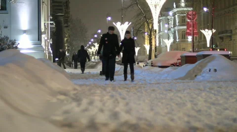 Winter 5 Video stock 743422