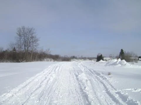 Winter in Abitibi-Temiscamingue Stock Photos