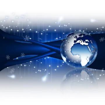 Winter abstract background Stock Illustration