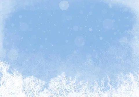 Winter Abstract Background Stock Illustration
