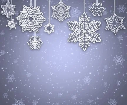 Winter abstract background Stock Illustration