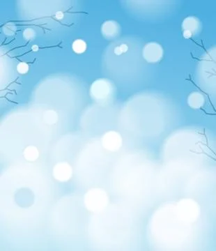 Winter abstract background Stock Illustration