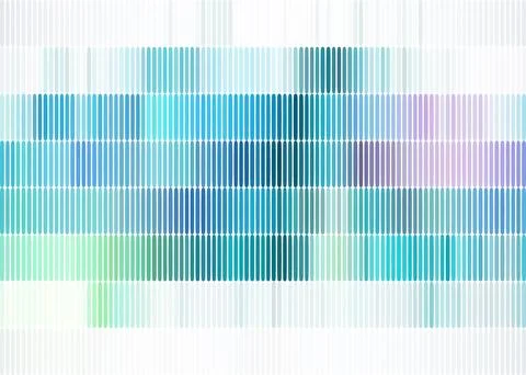 Winter abstract frozen window vector background with stripes Illustrazione stock