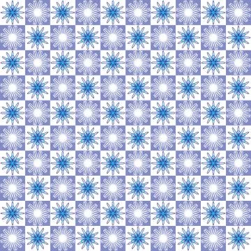 Winter abstract geometric seamless pattern Stock Illustration