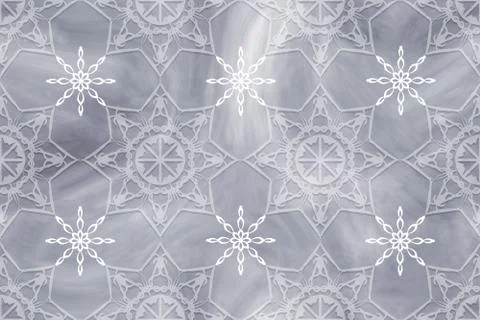 Winter abstract seamless background Illustrazione stock