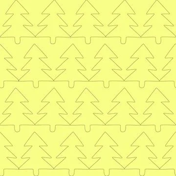 Winter abstract triangle fir tree seamless pattern. Vector illustration. Ha.. Stock Illustration