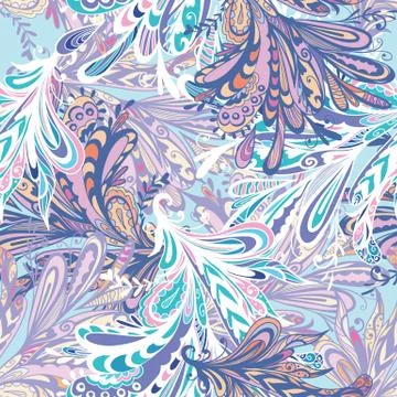 Winter Abstract Vector Pattern Stock Illustration