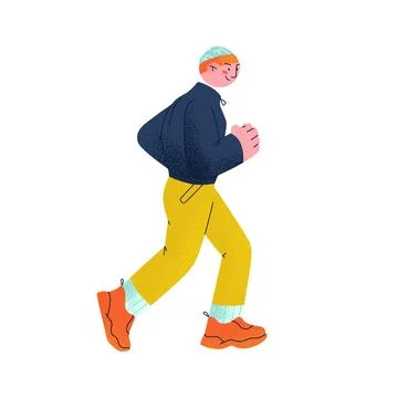 Winter Activities Stock Illustration