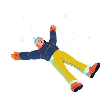 Winter Activities Stock Illustration